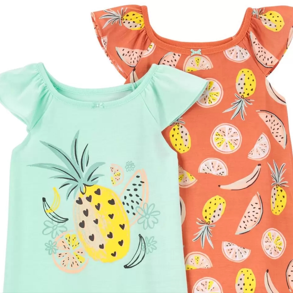 NWT Carter's Set of 2 Nightgowns